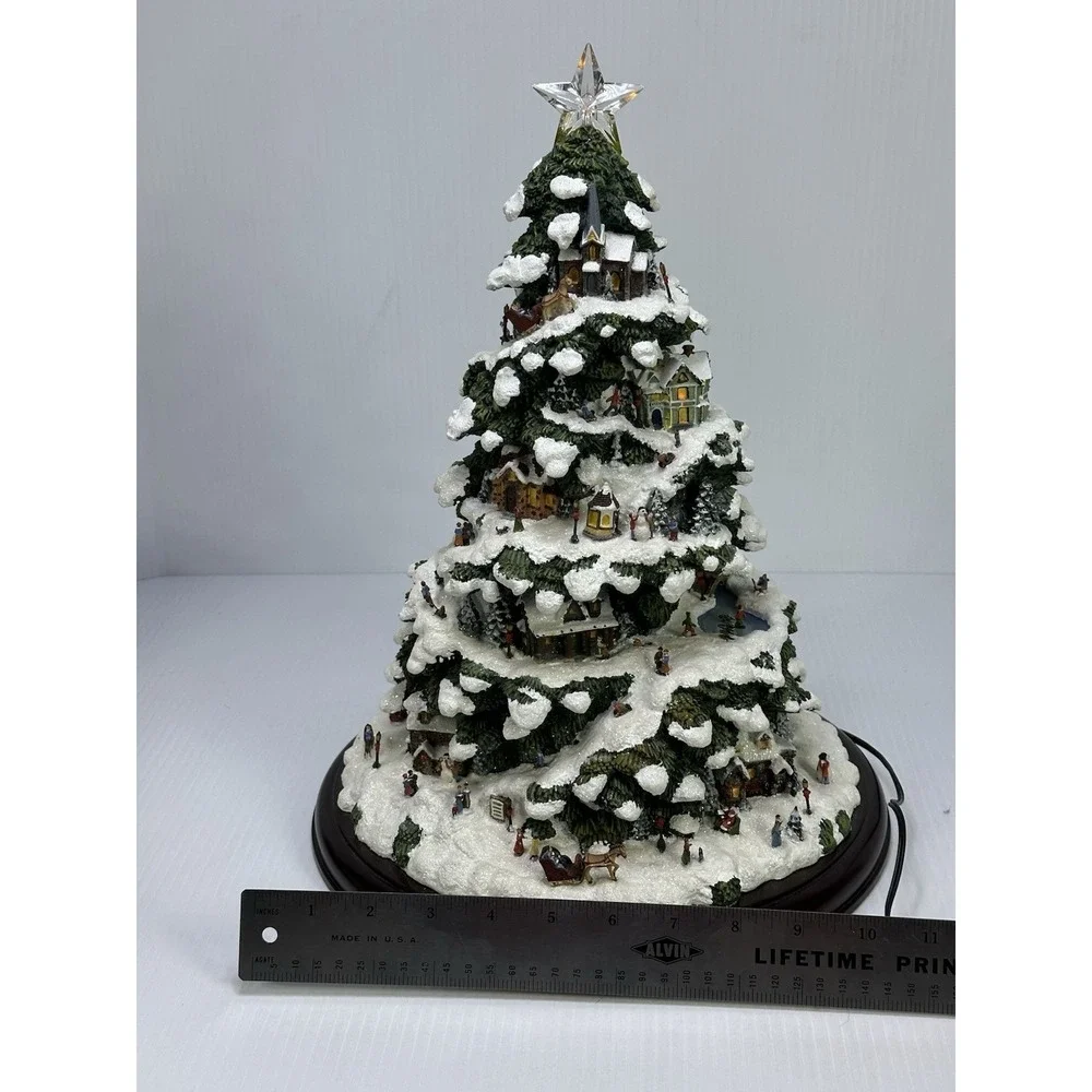 2004 Thomas Kinkade Village Christmas Illuminated Tree 15